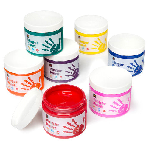 Educational Colours Finger Paint 250ml Tub Yellow
