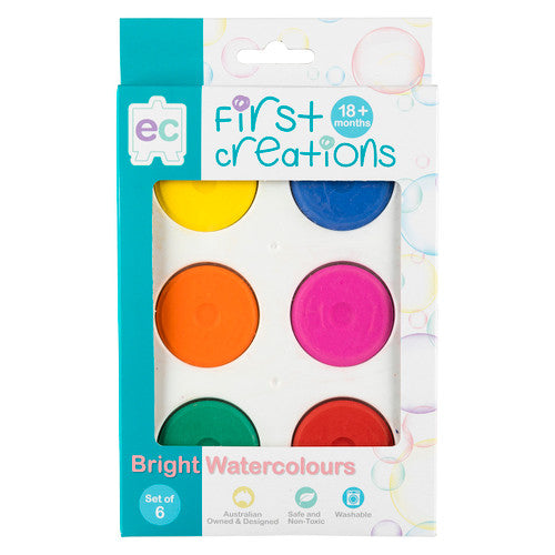 Educational Colours First Creations Bright Watercolours Set of 6