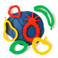 Educational Colours Fruit Dough Cutters Set of 6