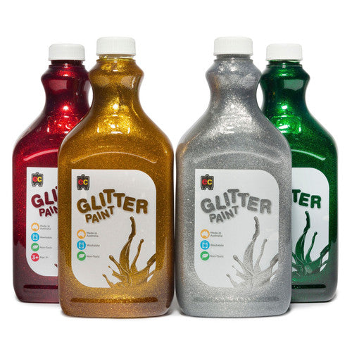 Educational Colours Glitter Paint 2L Silver