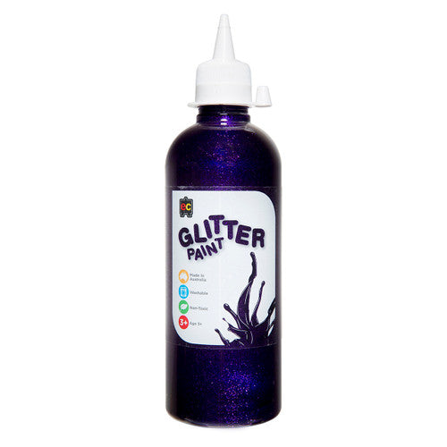 Educational Colours Glitter Paint 500ml Fairy Purple