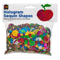 Educational Colours Hologram Sequin Shapes 150g