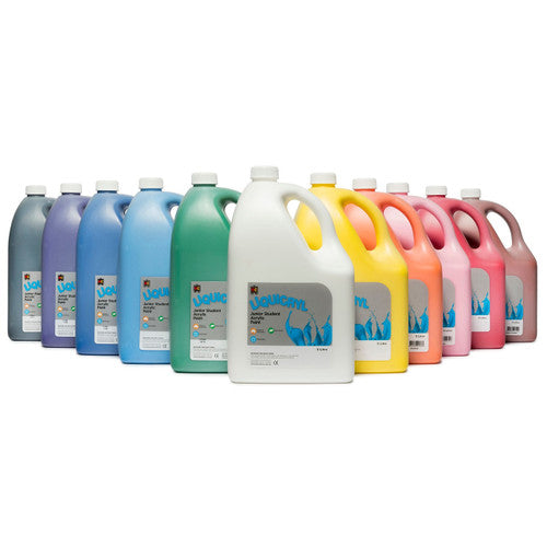 Educational Colours Liquicryl Junior Student Acrylic Paint 5L Orange