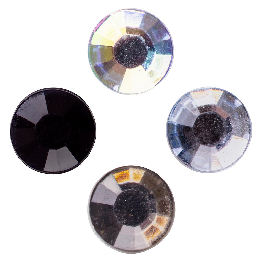 Educational Colours Mixed Adhesive Gems Silver Pack 504