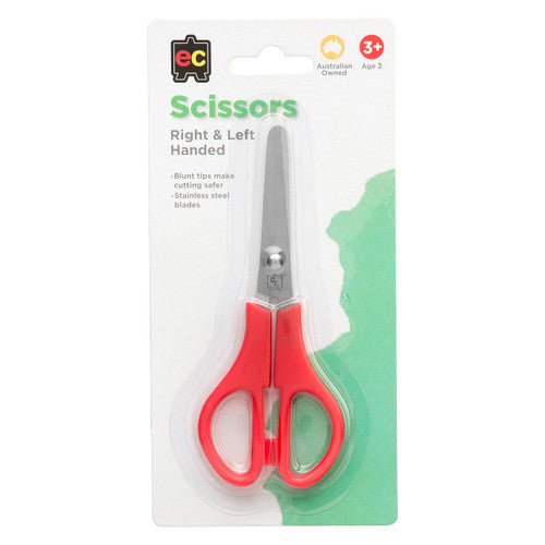 Educational Colours Stainless Steel Scissors 130mm Left and Right Handed