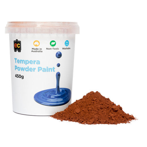 Educational Colours Tempera Powder Paint 450g Brown
