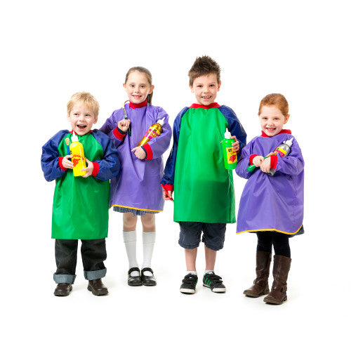 Educational Colours Toddler Smock Purple (Ages 2-4)
