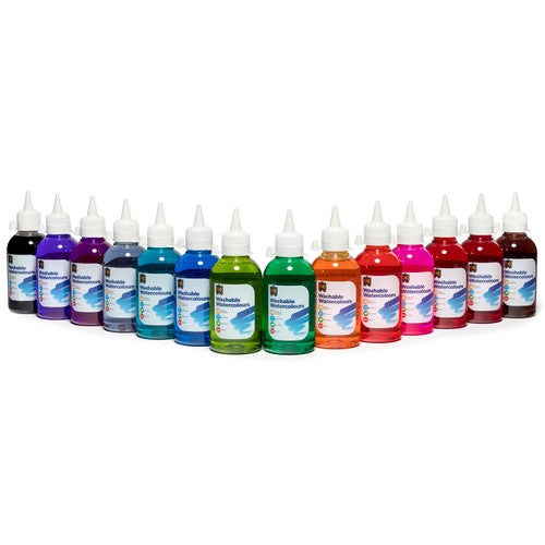 Educational Colours Washable Watercolour 250ml Black