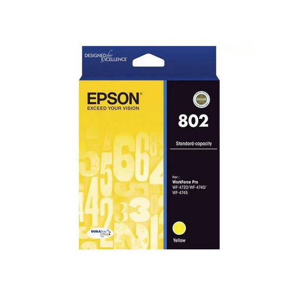 Epson 802 Standard Capacity DURABrite Ultra Ink Yellow