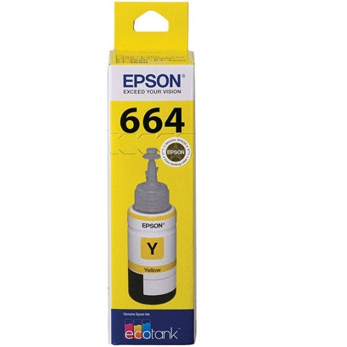 Epson T664 EcoTank Ink Bottle Yellow