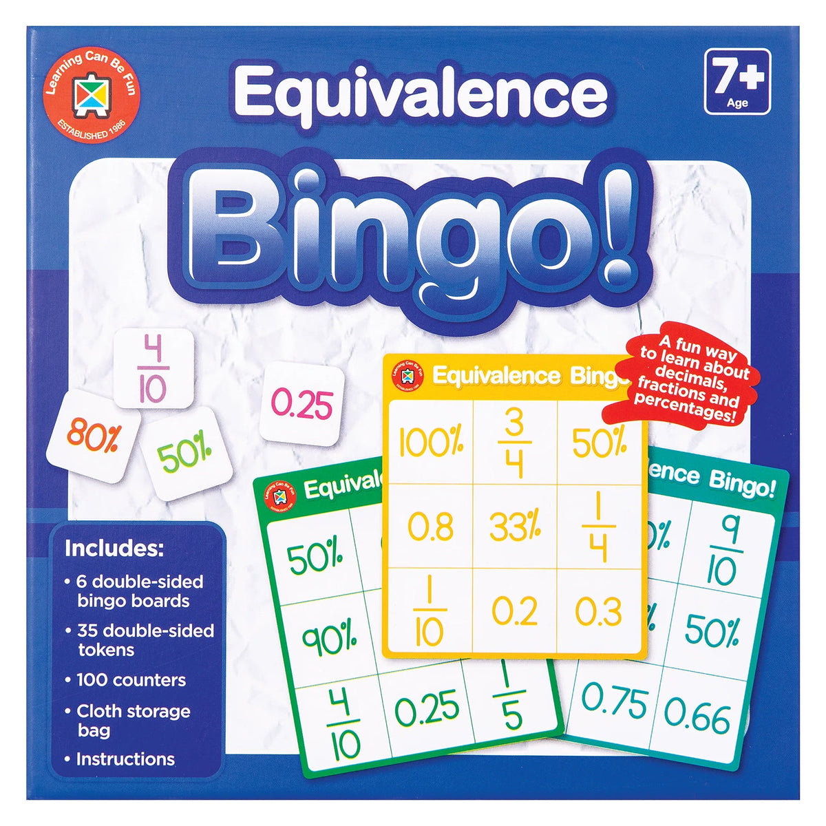 Equivalence Bingo