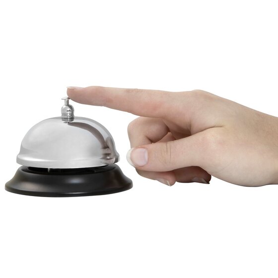 Esselte 30159 Counter Bell Chrome and Black