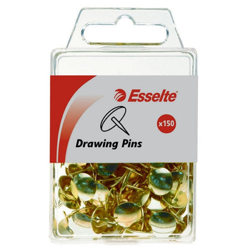 Esselte Drawing Pins Brass Pack of 150