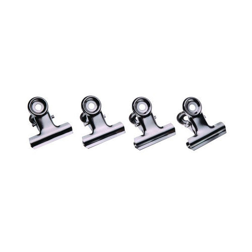 Esselte Letter Clip Bulldog 31mm Silver Chrome Box 144