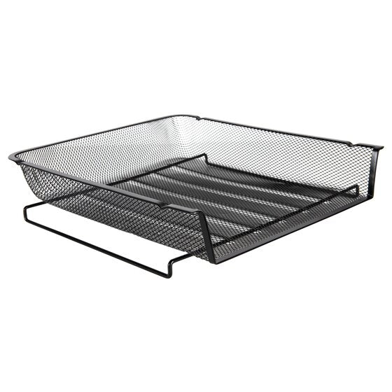 Esselte Metal Mesh Document Tray A4 Portrait Black
