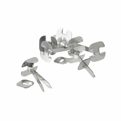 Esselte Paper Binders 38mm Silver Box 200