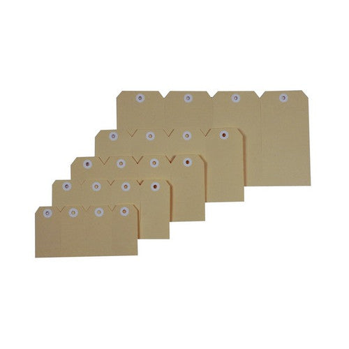 Esselte Shipping Tags No 3 48x96mm Buff Box 1000