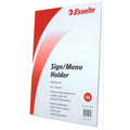 Esselte Sign and Menu Holder Wall Mount Portrait A2
