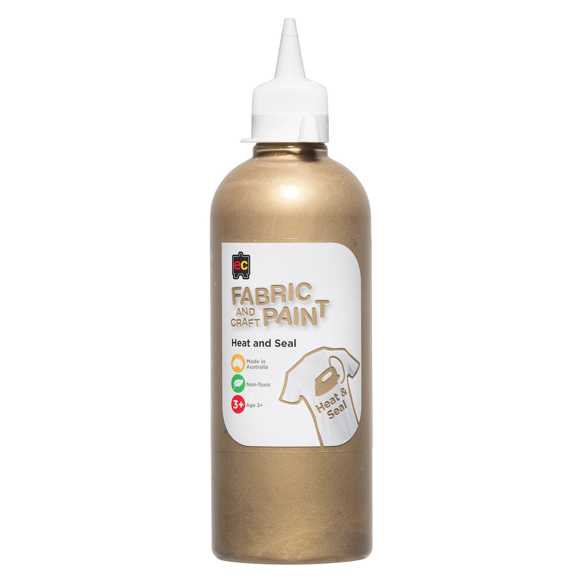 Fabric and Craft Paint 500ml Gold