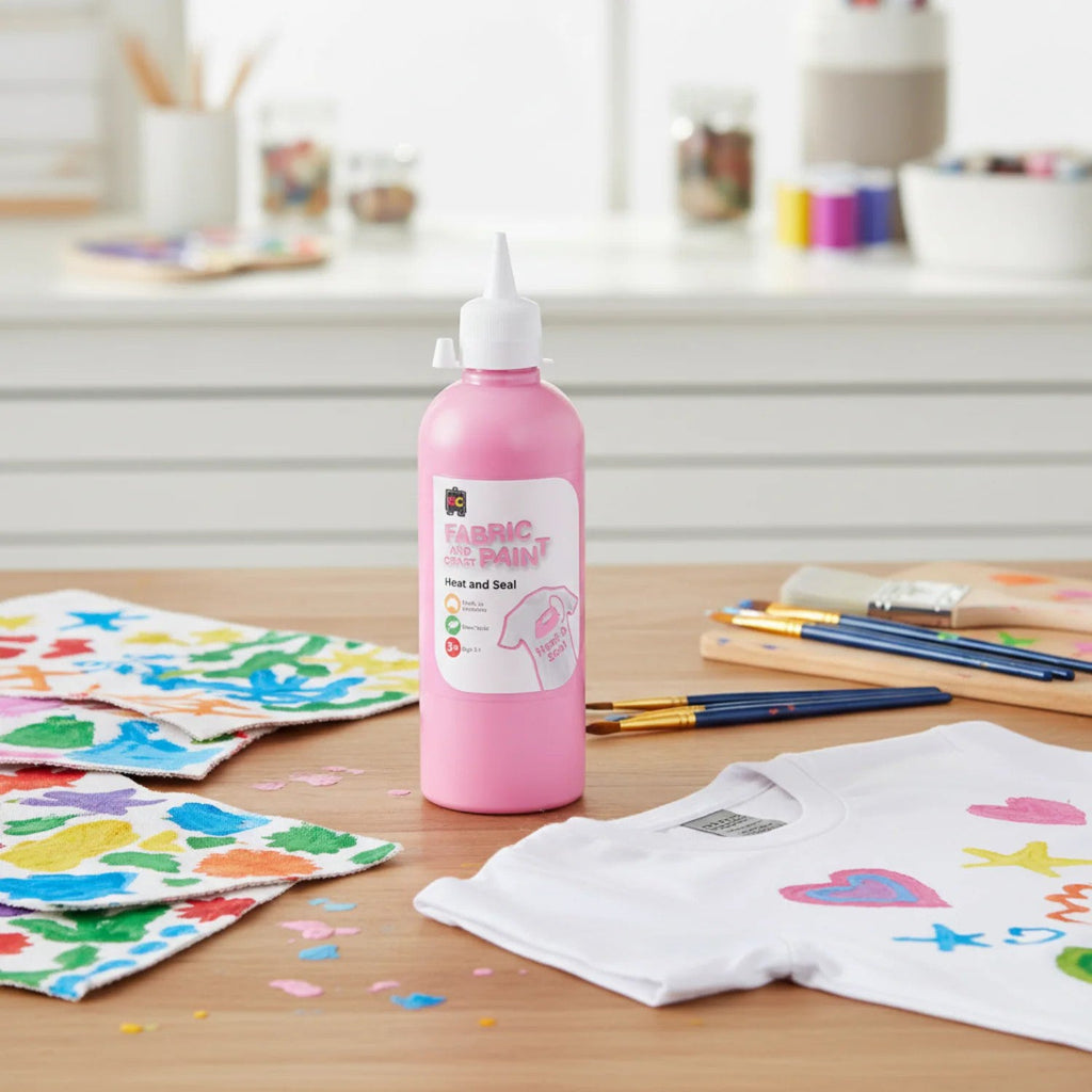 Fabric and Craft Paint 500ml Pink