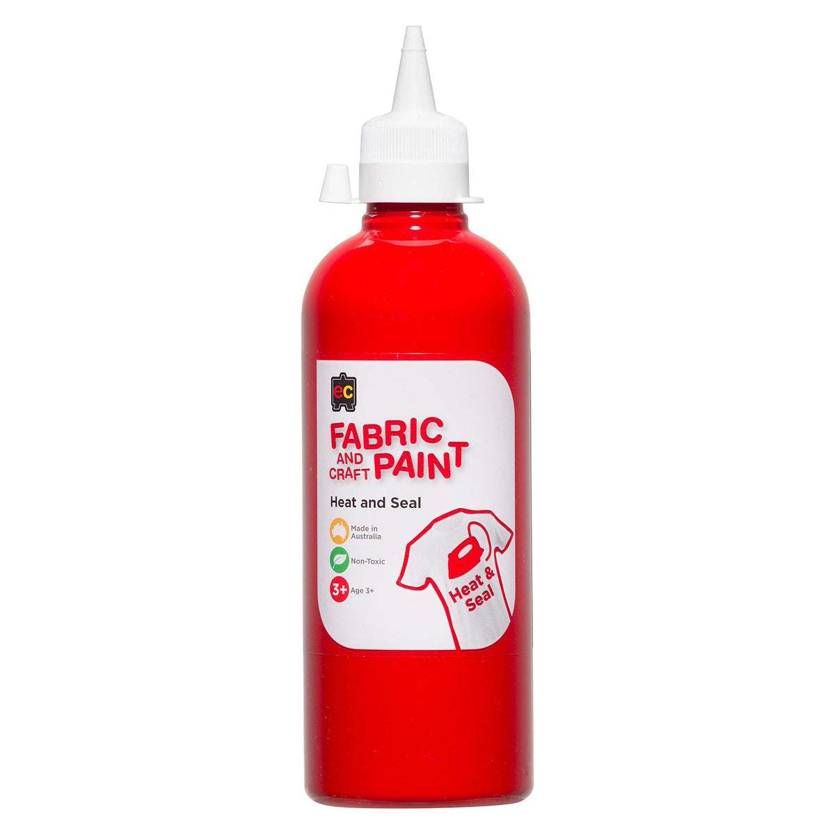 Fabric and Craft Paint 500ml Red