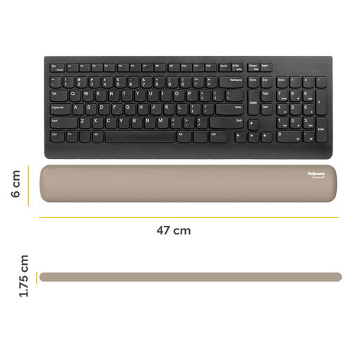 Fellowes Breyta Keyboard Wrist Rest Sand 470mm