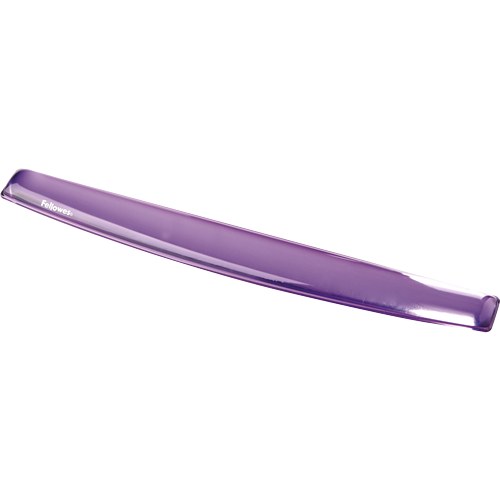 Fellowes Crystal Gel Keyboard Wrist Rest Purple 471.5mm