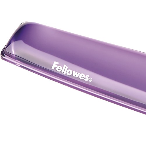 Fellowes Crystal Gel Keyboard Wrist Rest Purple 471.5mm