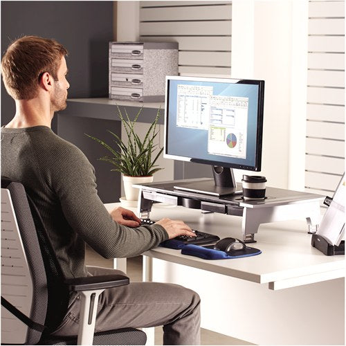 Fellowes Office Suites Premium Monitor Riser 36kg Black