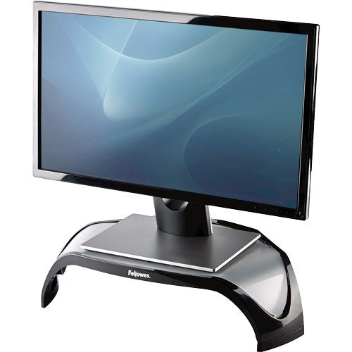 Fellowes Smart Suites Corner Monitor Riser Black