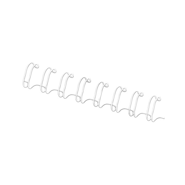 Fellowes Binding Combs Wire 34 Loop 11mm White Pack 100