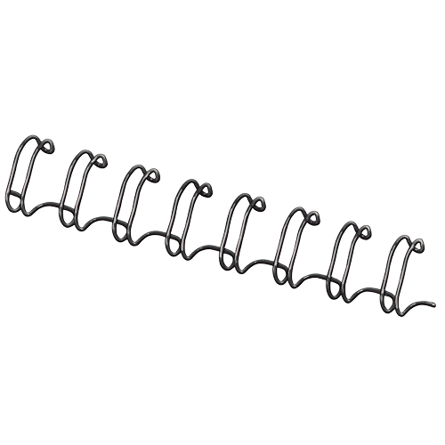 Fellowes Binding Combs Wire 34 Loop 8mm Black Pack 100