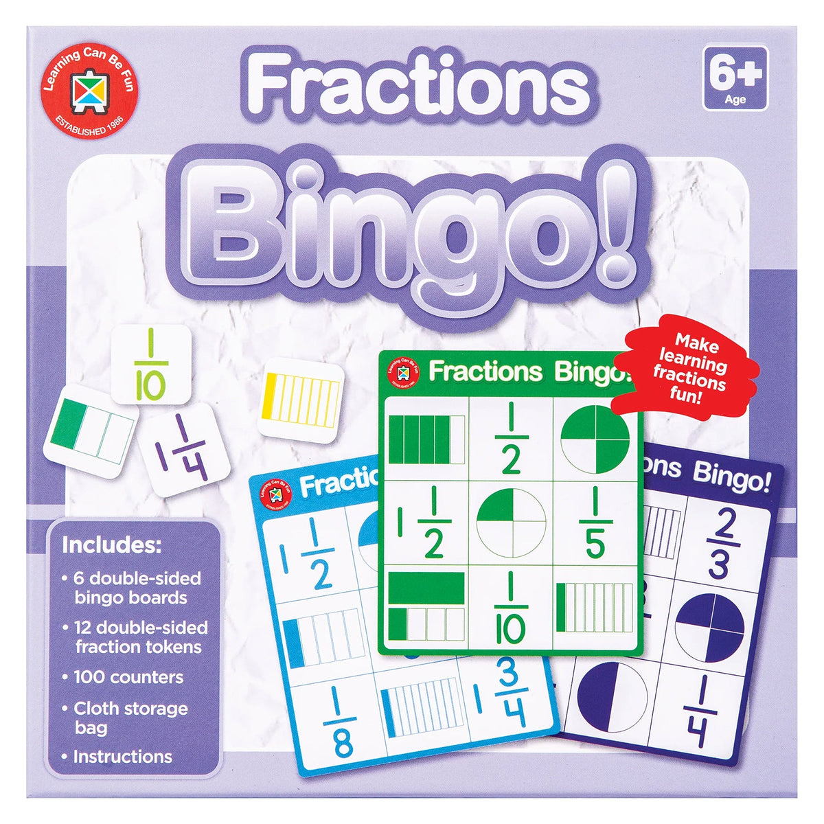 Fractions Bingo