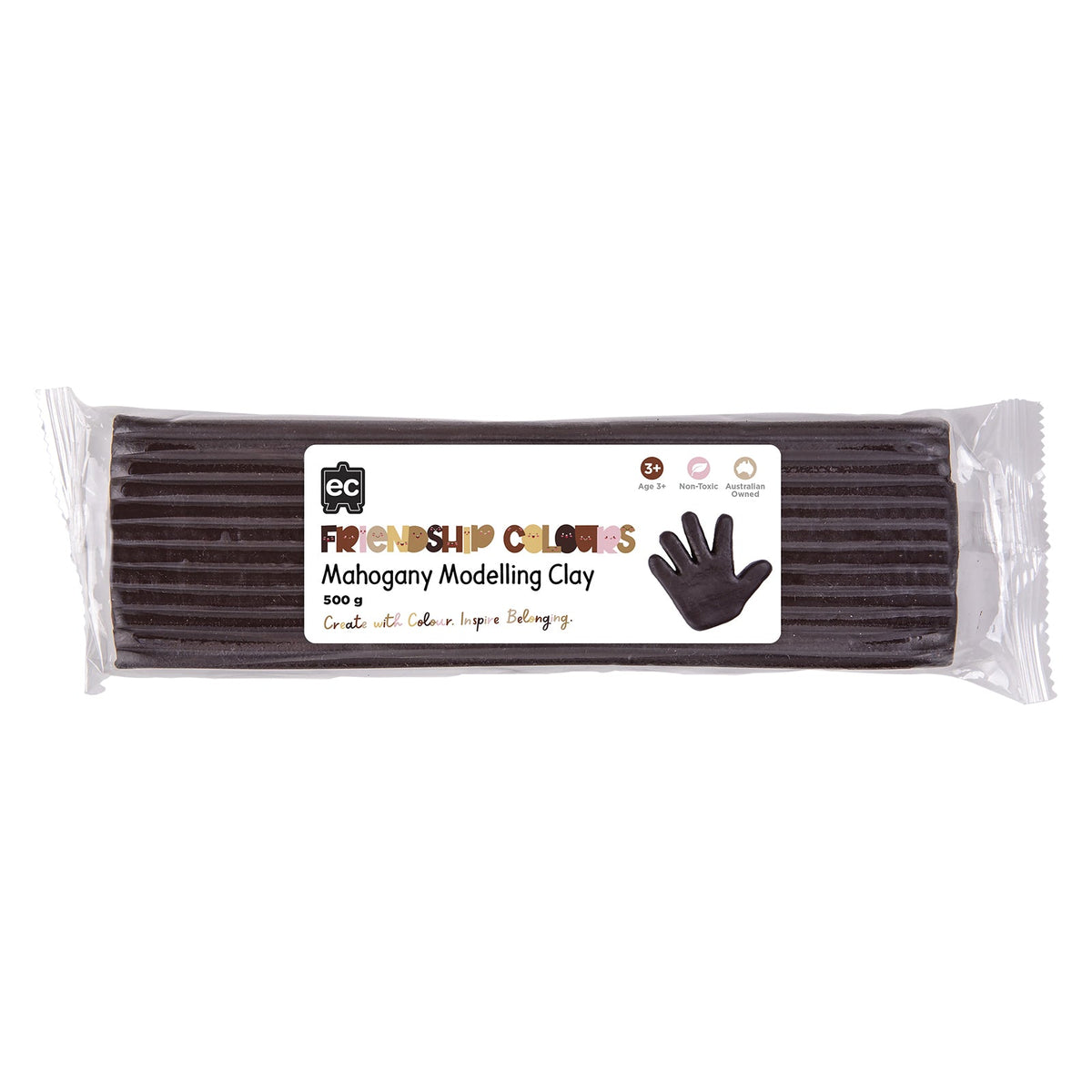 Friendship Colour Modelling Clay 500g Mahogany