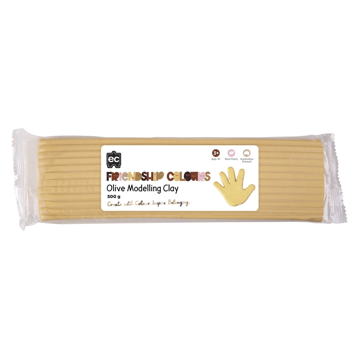 Friendship Colour Modelling Clay 500g Olive