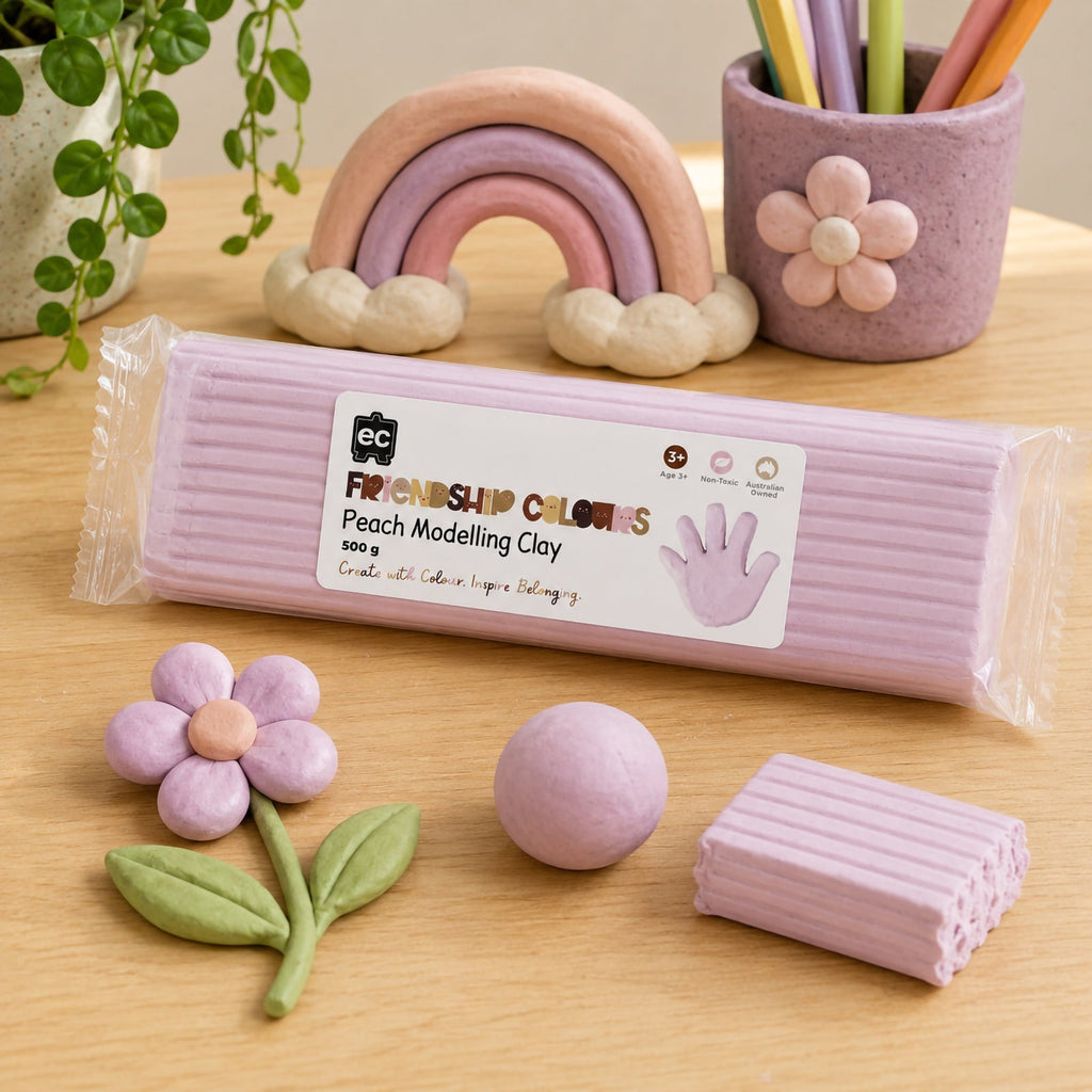Friendship Colour Modelling Clay 500g Peach