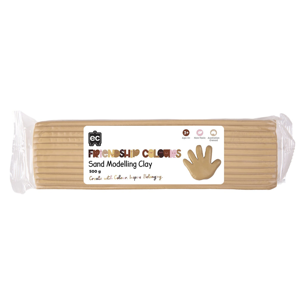 Friendship Colour Modelling Clay 500g Sand