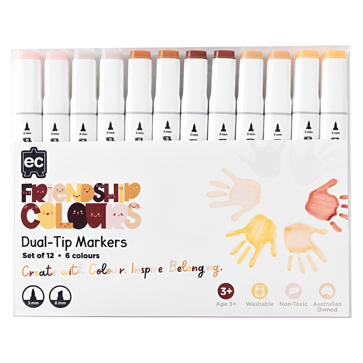 Friendship Colours Dual-Tip Markers Set of 12