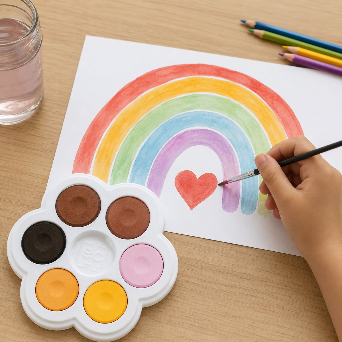 Friendship Colours Watercolour Paint Palette