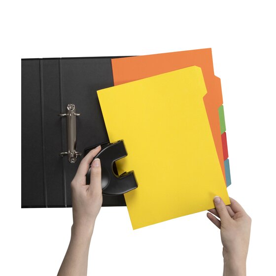 GBC Binding Tab Dividers A4 Colour Pack of 5