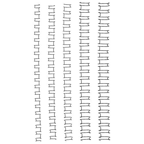 GBC Binding Wire 21 Loop 12mm Black Pack of 100