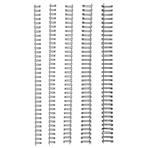 GBC Binding Wire 34 Loop 9.5mm Black Pack of 100