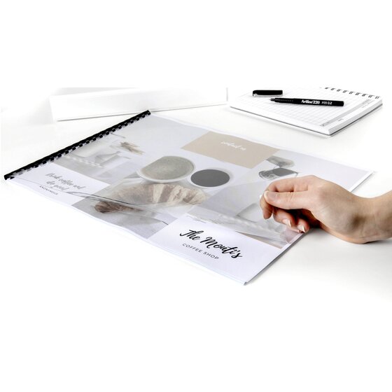 GBC Binding Cover A3 Clear 250 Micron Pack of 25