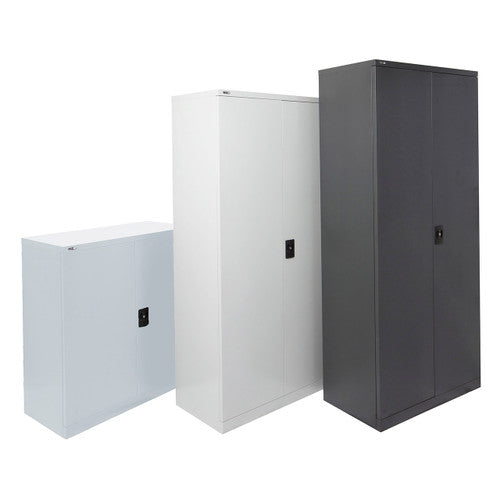 Rapidline Go Swing Door Steel Cupboard 910 x 450 x 2000mm Graphite Ripple