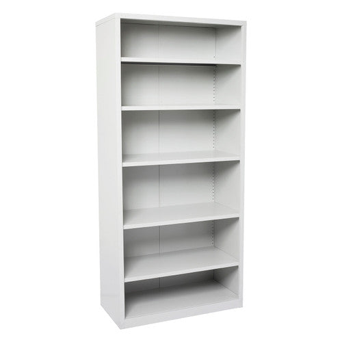 Rapidline Open Bay Steel Shelving Unit 5 Shelves 900 x 400 x 2200mm Silver Grey