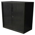 Rapidline Go Tambour Door Cupboard 900 x 1016 x 473mm Black