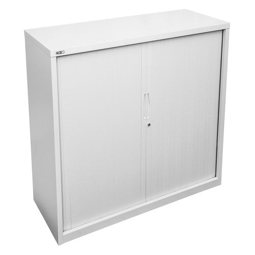 Rapidline Go Tambour Door Cupboard 900 x 1200 x 473mm White