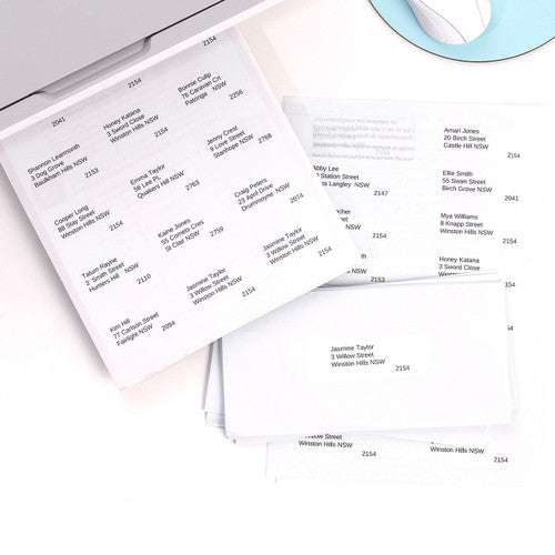 Avery White General Use Labels L7162GU 99.1 x 34mm 16UP 1600 Labels