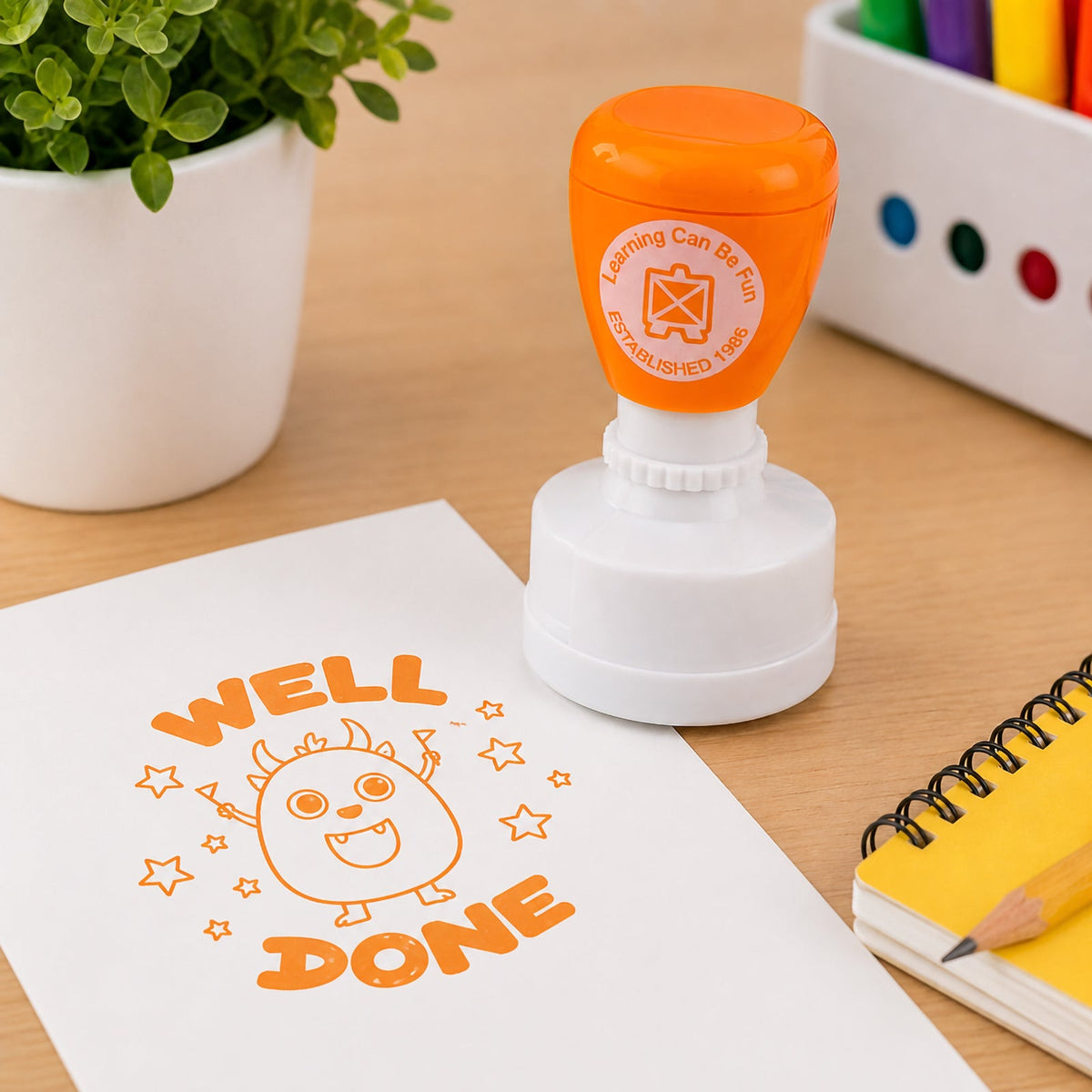 Giggle and Grow Well Done Merit Stamp