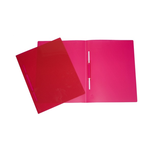 Harlequin H-161A Report Cover Translucent with Fitting Polypropylene A4 30 Sheet 80gsm 307mm x 235mm Red Pack 10